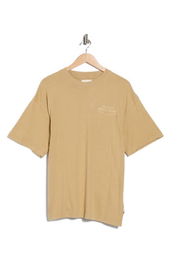 Honor The Gift Forum Printed Distressed Cotton T-shirt In Neutral