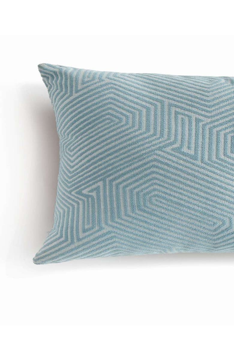 Napa Home & Garden Sora Lumbar Indoor-Outdoor Pillow, Alternate, color, Blue