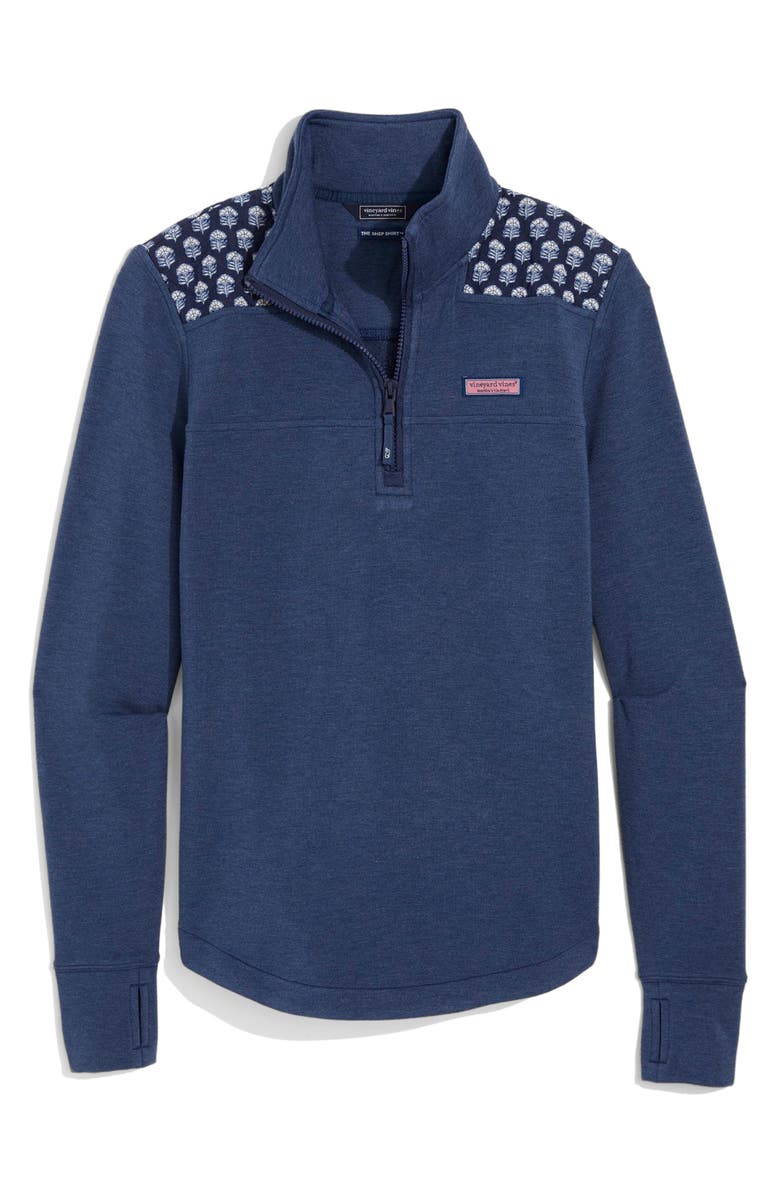 vineyard vines Dreamcloth<sup
®</sup
 Relaxed Shep Shirt, Main, color, Avi Print Indigo Heather