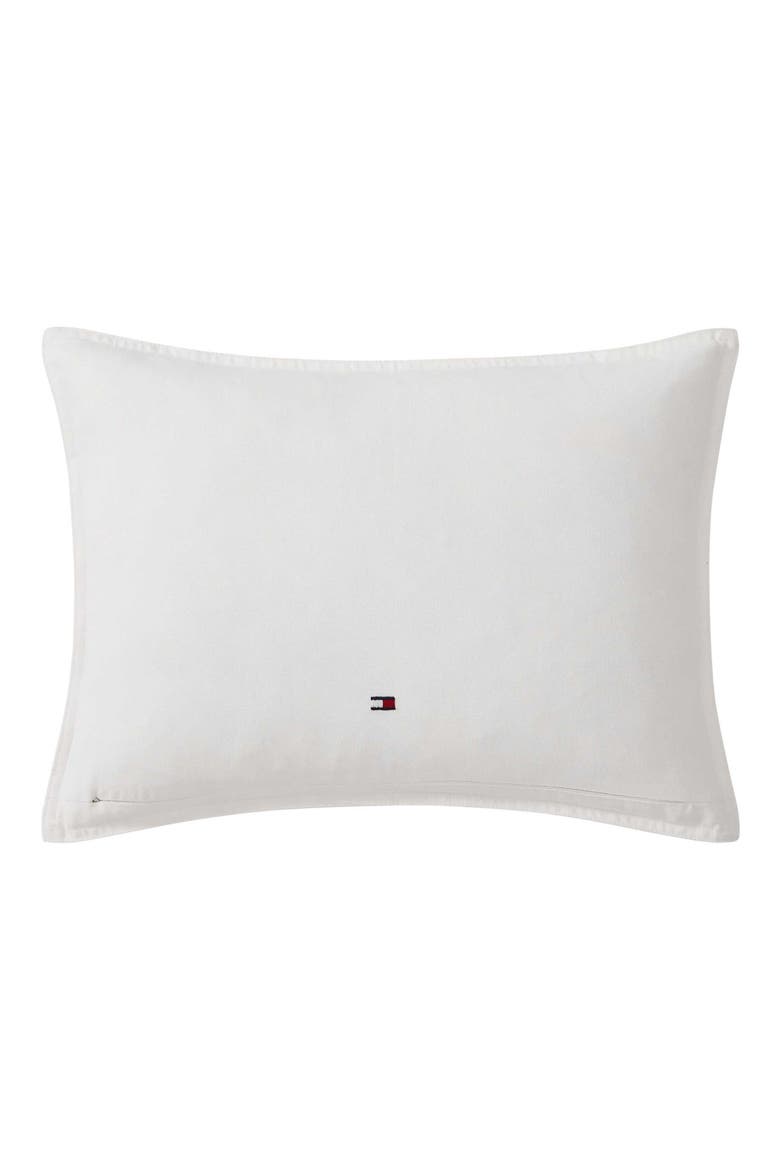 Flag Graphic Accent Pillow, Alternate, color, WHITE/ BLUE/ RED