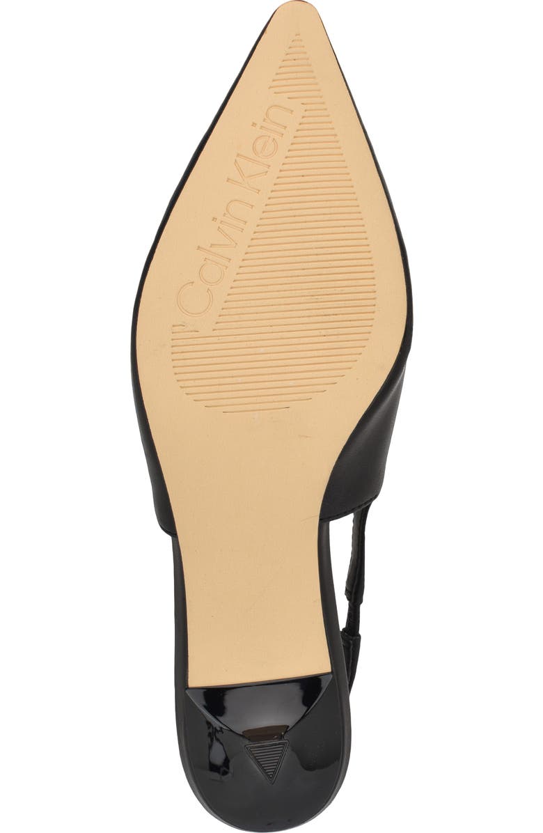 Calvin Klein Kallien Slingback Pointed Toe Kitten Heel Pump, Alternate, color,