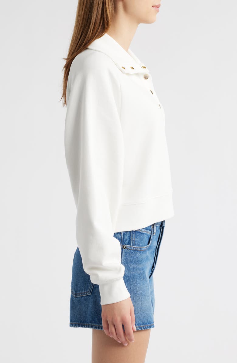 FRAME The Coach Cotton Sweatshirt, Alternate, color, Cream