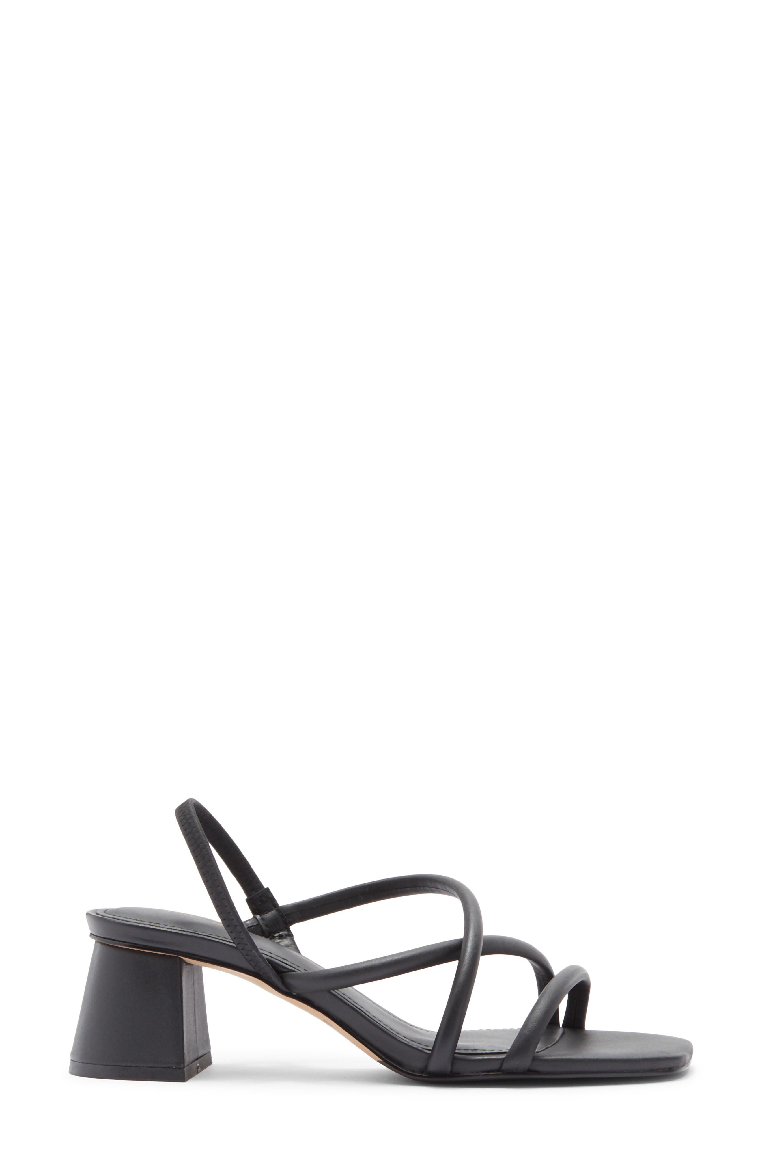 & Other Stories Strappy Slingback Sandal, Alternate, color, Black