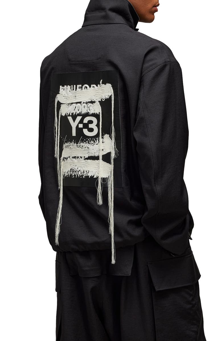 Y-3 Sport Uniform Patch Jacket, Alternate, color, 