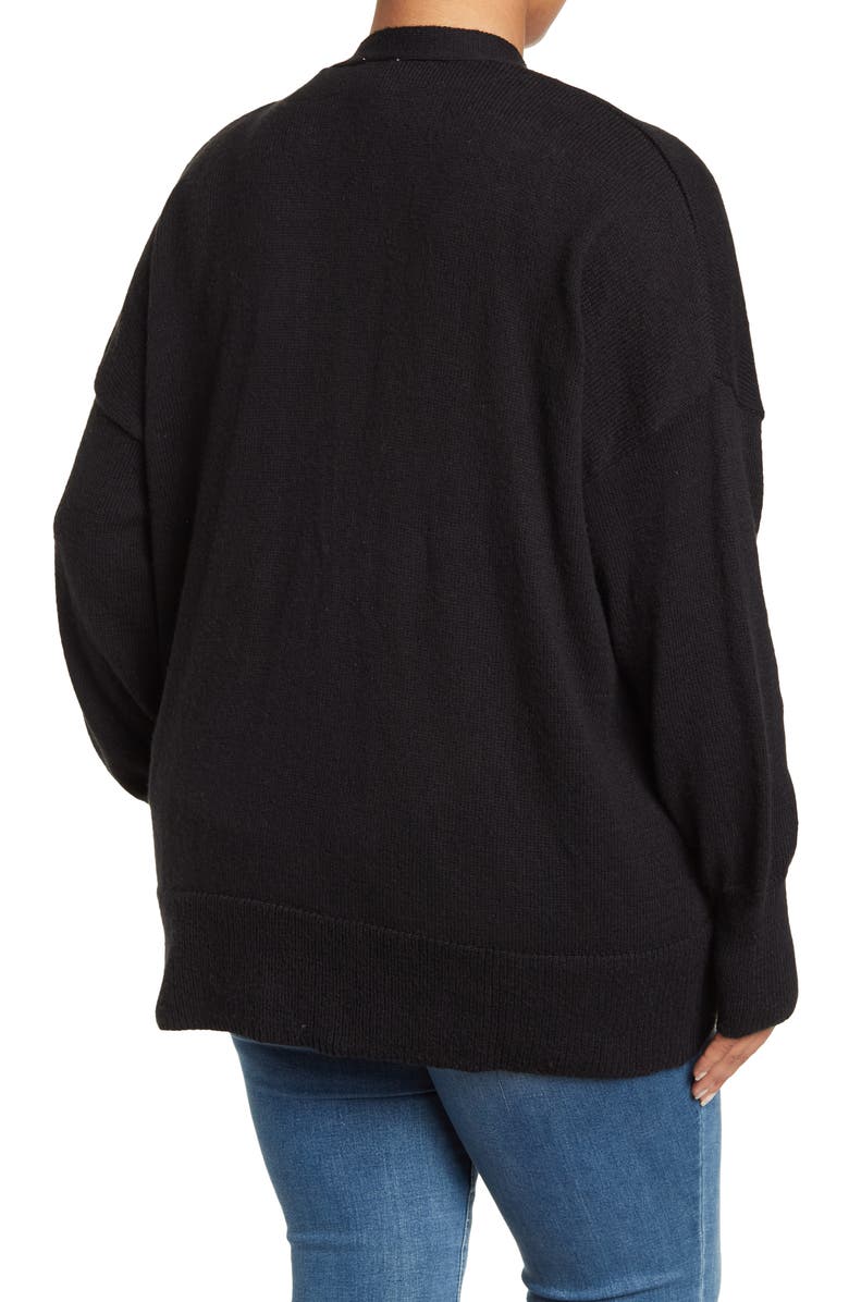 Melrose and Market V-Neck Button Front Pocket Cardigan, Alternate, color,