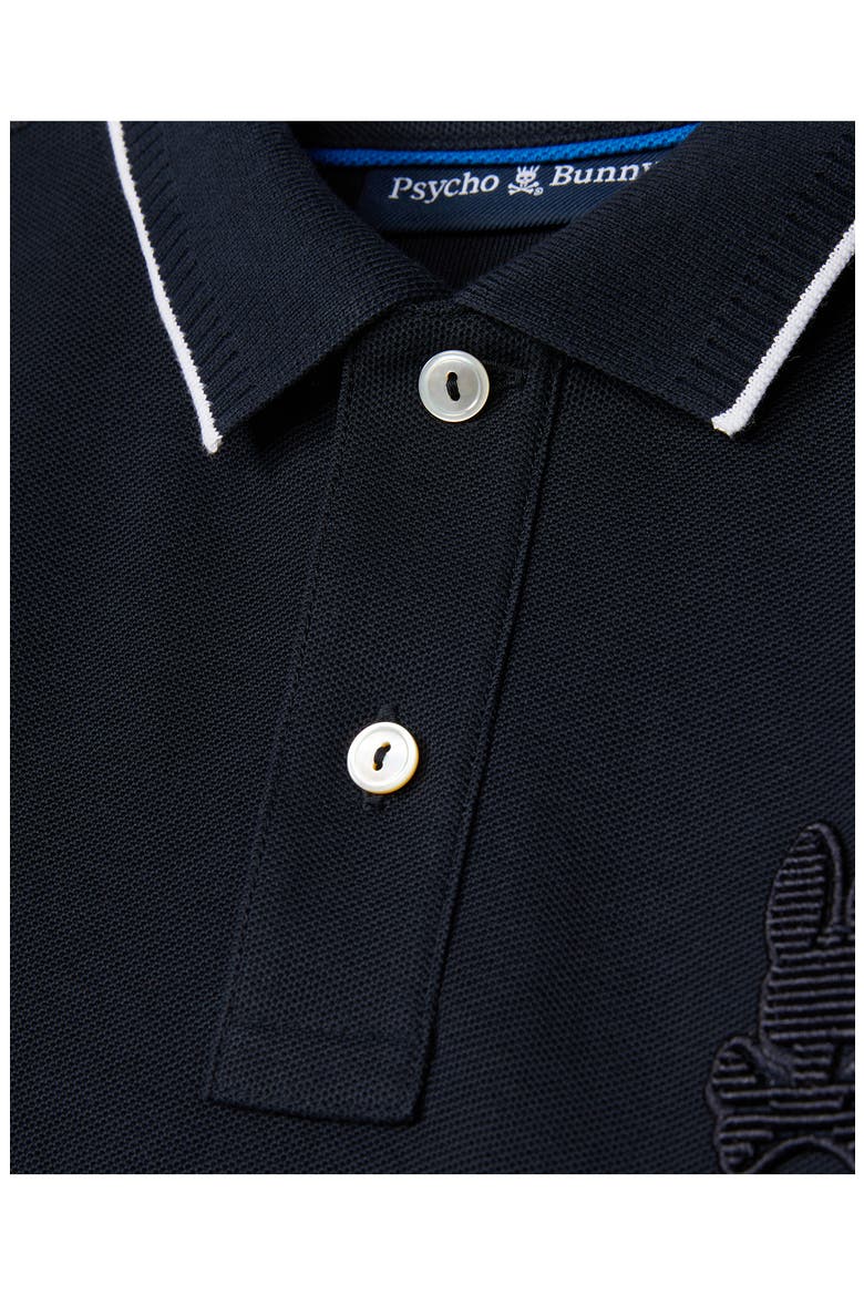 Kids' Kingston Tipped Piqué Polo, Alternate, color, NAVY