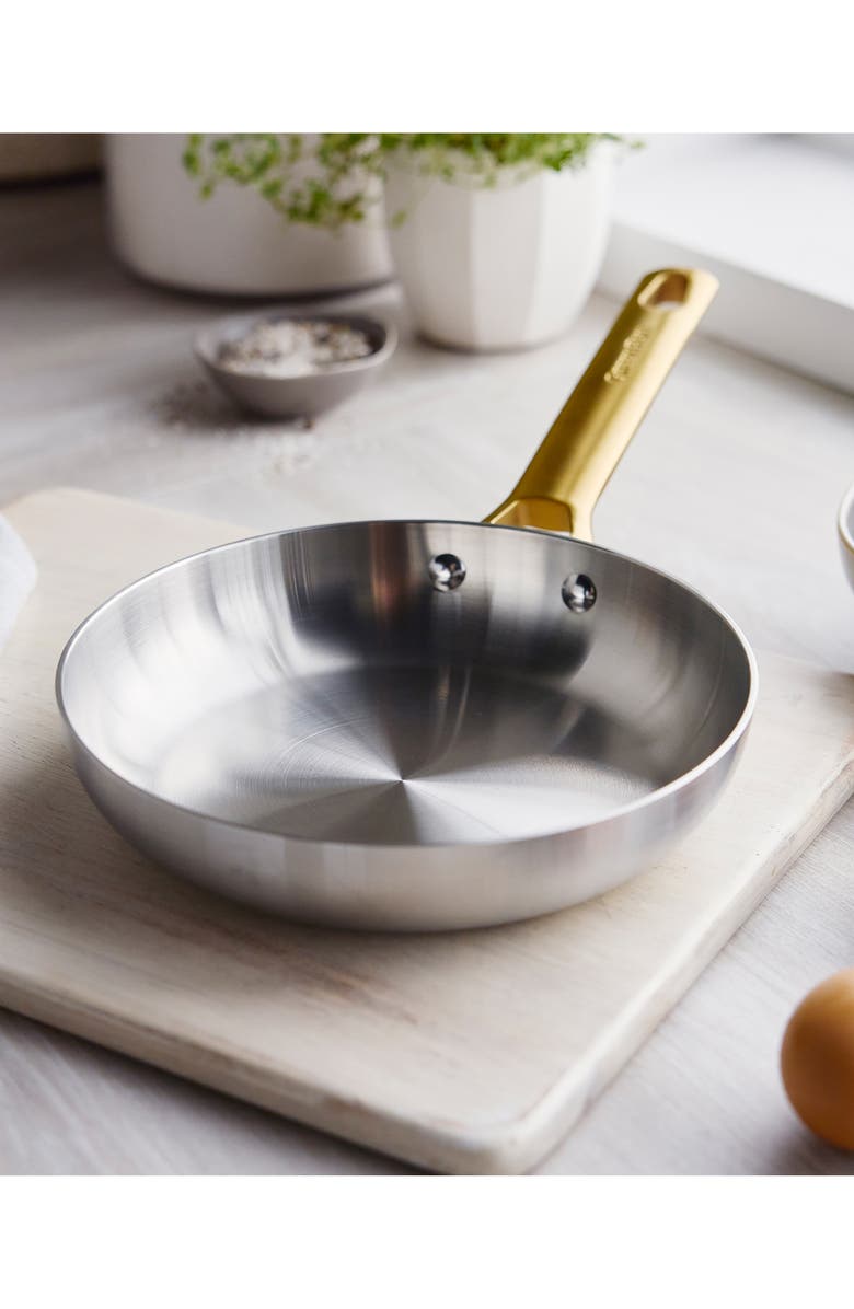 GreenPan Reserve Stainless Steel 8-Inch Frying Pan, Alternate, color, Stainless Steel