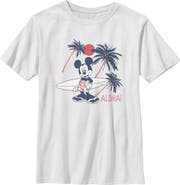 Mickey & Friends Boy's Mickey & Friends Classic Aloha Pose Graphic T-Shirt