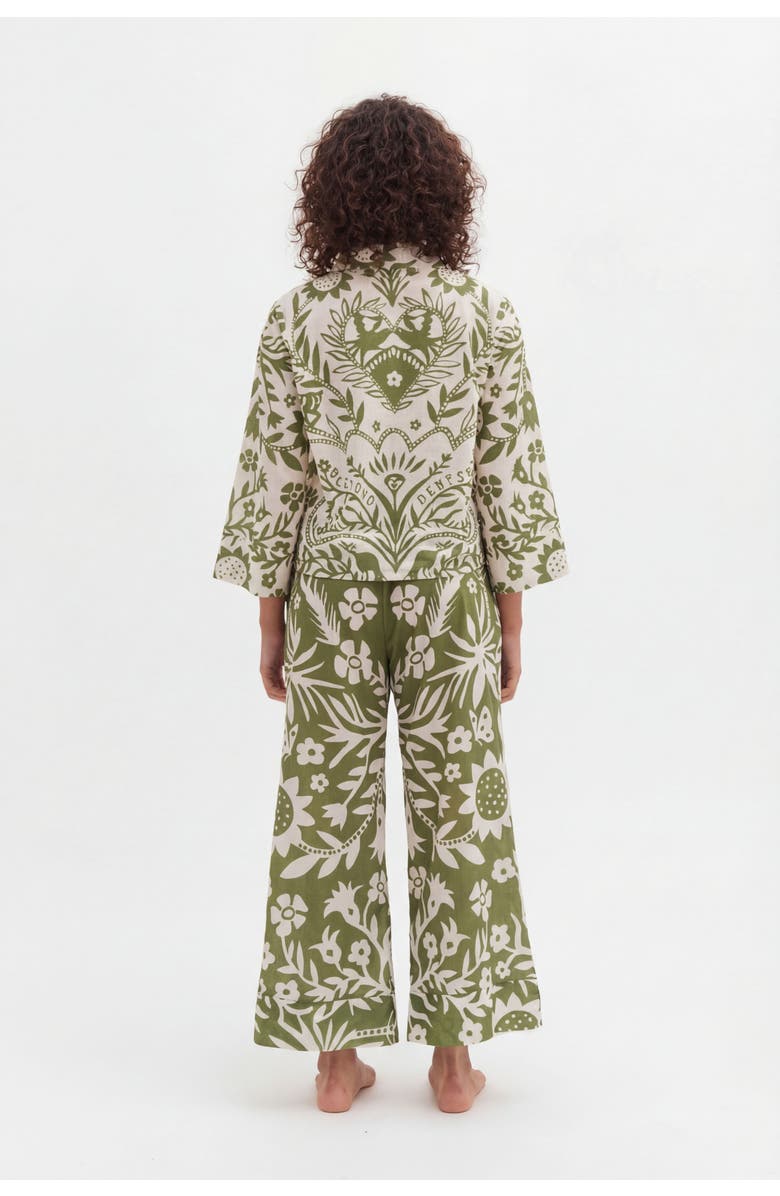 Desmond & Dempsey Boxy Shirt & Wide Leg Set, Alternate, color, 