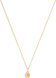 COACH Tea Rose Short Pendant Necklace