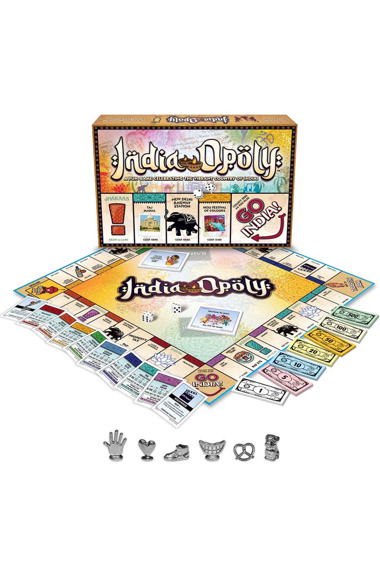 India Opoly Board Game, Alternate, color, Multicolored