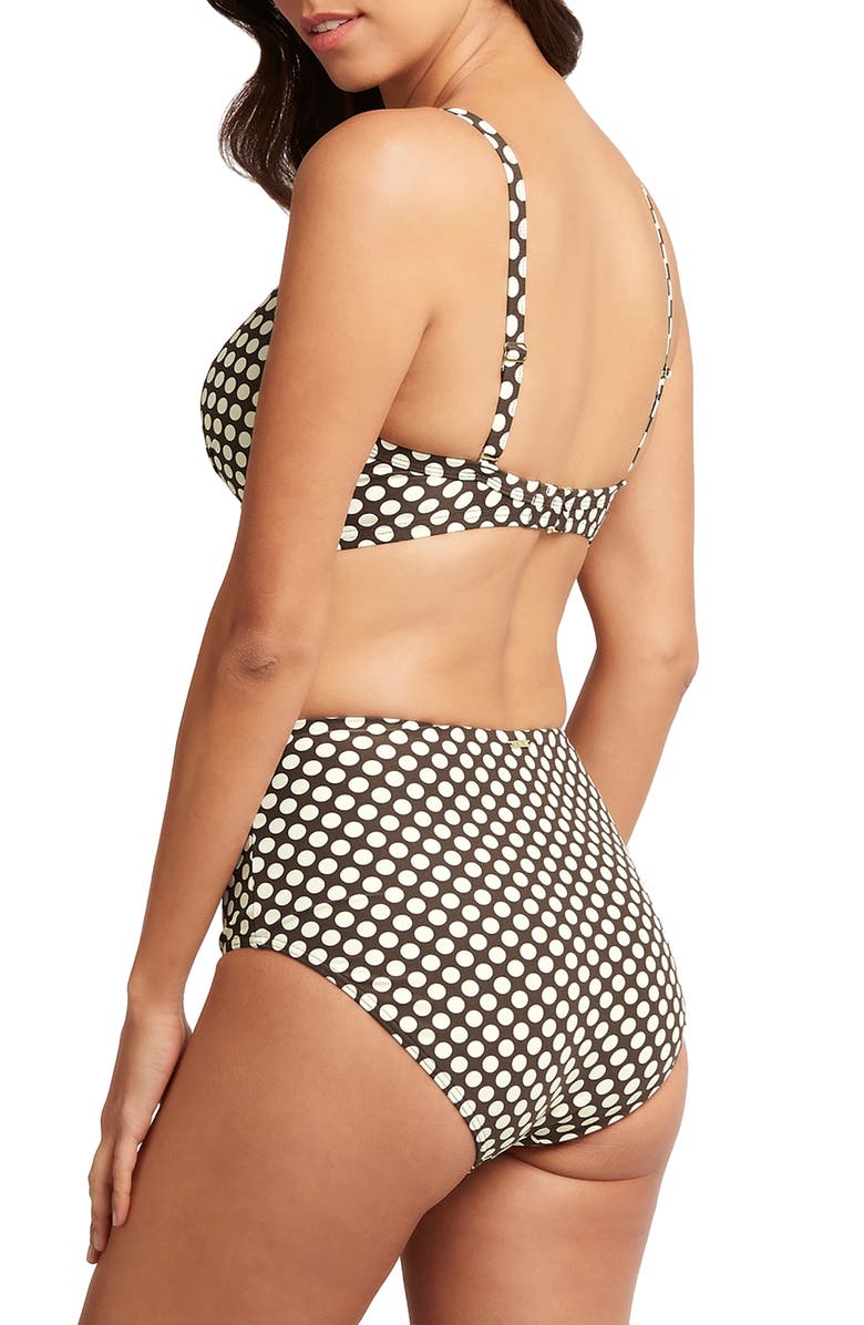 Sea Level High Waist Bikini Bottoms, Alternate, color,
