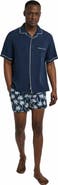 Onia Piped Tencel Convertible Vacation Shirt