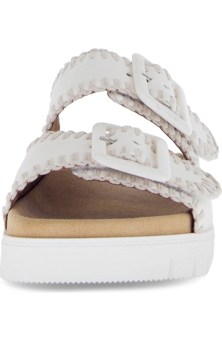 Gabor Buckle Strap Sandal, Alternate, color, Latte