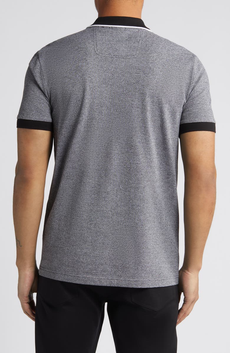 BOSS Paddy 3 Polo, Alternate, color, Black Heather