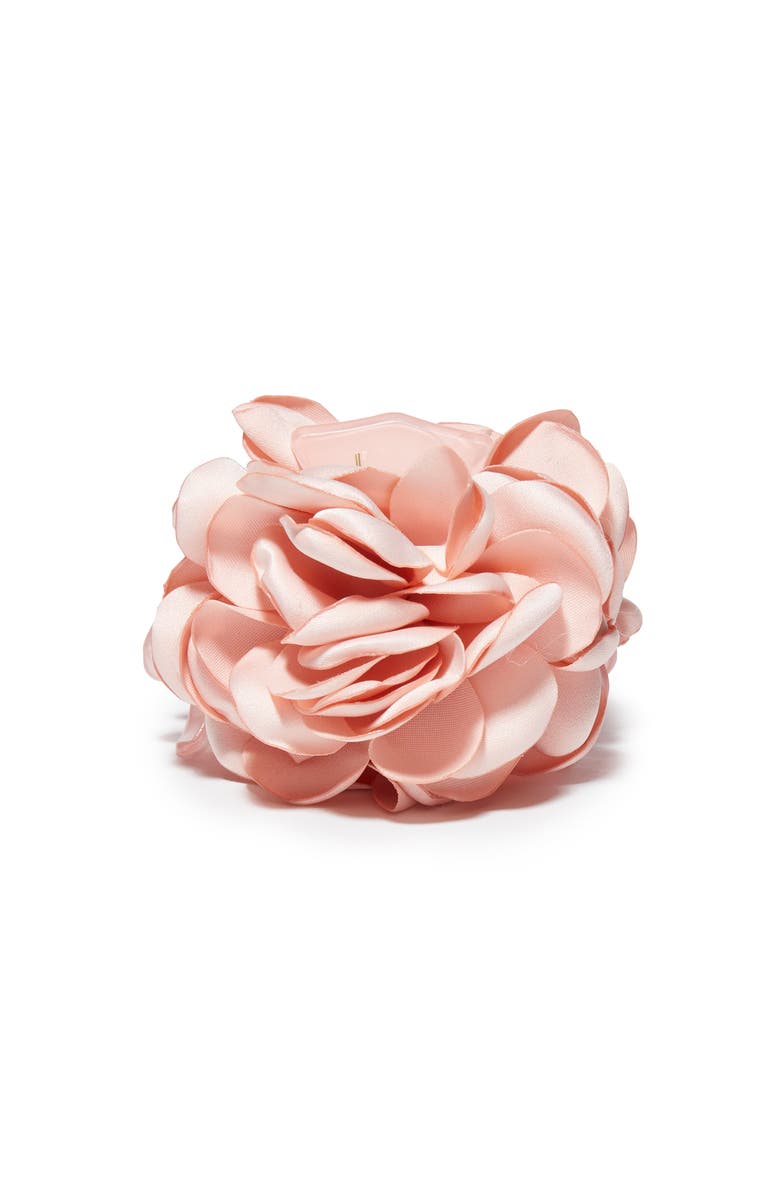 Lele Sadoughi Pink Peony Flower Claw Clip, Alternate, color, Dusty Rose 650