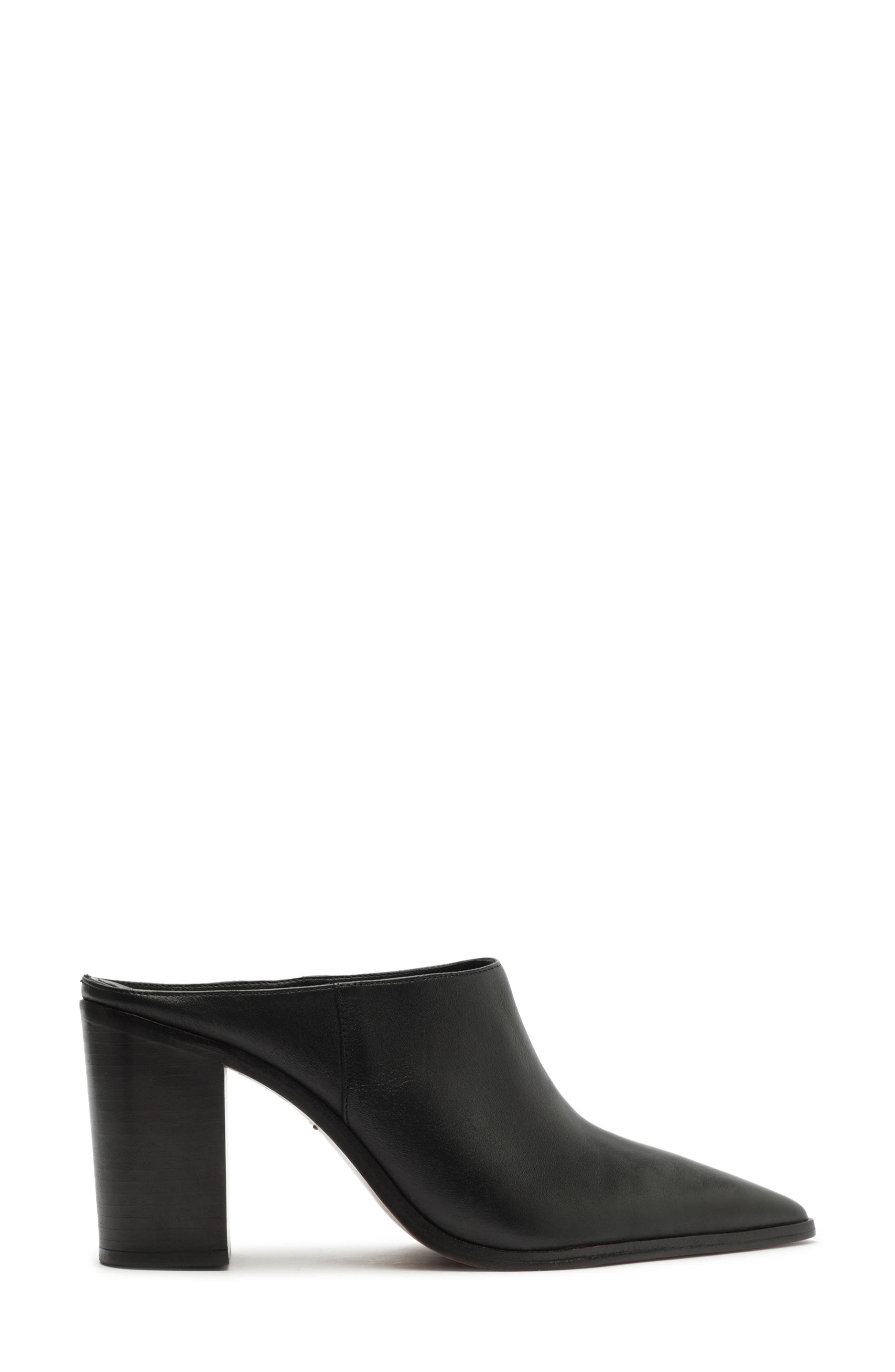 Schutz Mikki Pointed Toe Mule, Alternate, color, Black