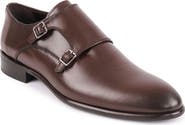 VELLAPAIS Nemo Double Monk Strap Leather Loafer