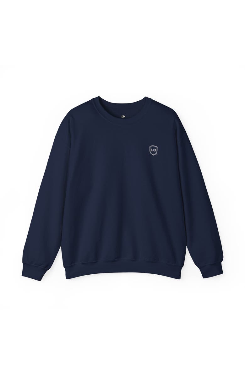 Ledger & Ford Team Player Rugby Embroidered Crewneck, Alternate, color,