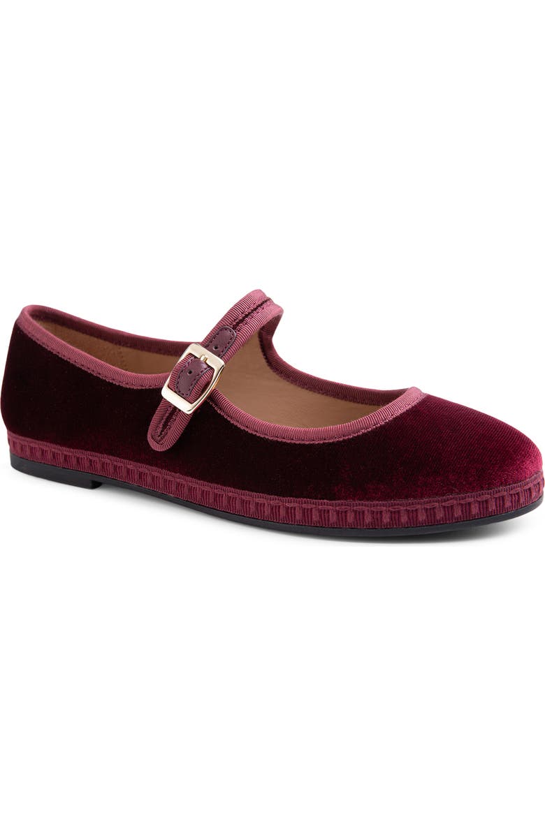 Me Too Gamma Ballet Flat, Main, color, Dark Wine