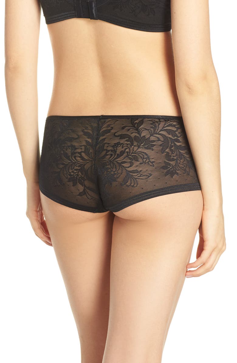 Wacoal Net Effect Boyshorts, Alternate, color, 