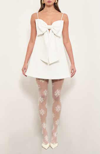 Caroline Bow Front Minidress