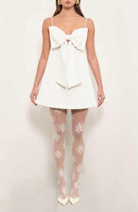 Caroline Bow Front Minidress