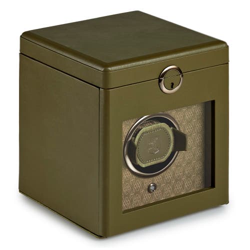 Wolf Earth Single Watch Winder In Olive