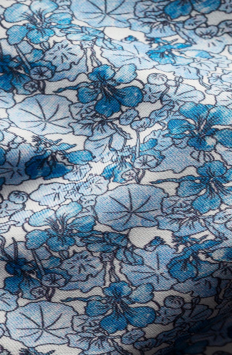 Eton Contemporary Fit Floral Dress Shirt, Alternate, color, Blue