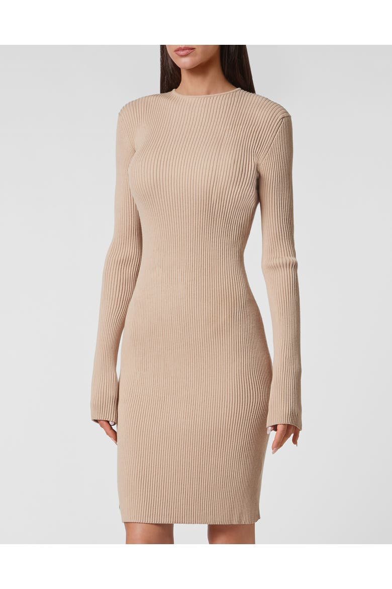 Knit Dress Women, Main, color, beige