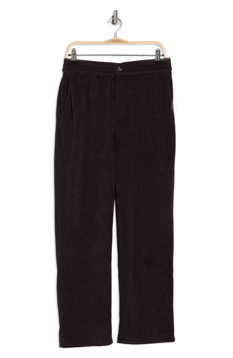 JASON WU Corduroy Velour Pants, Alternate, color, Chocolate