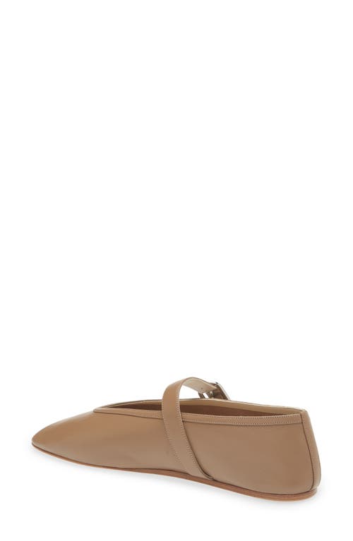Shop Le Monde Beryl Stella Mary Jane Flat In Taupe