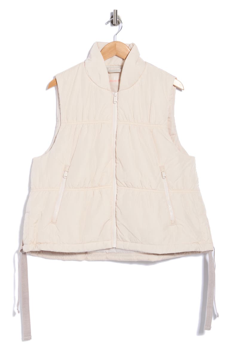 Easy Breezy Puffer Vest, Main, color, IVORY