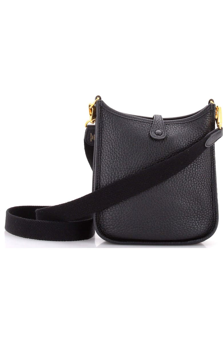 Pre-Owned Hermes Evelyne Bag Gen III Clemence TPM, Alternate, color, Noir