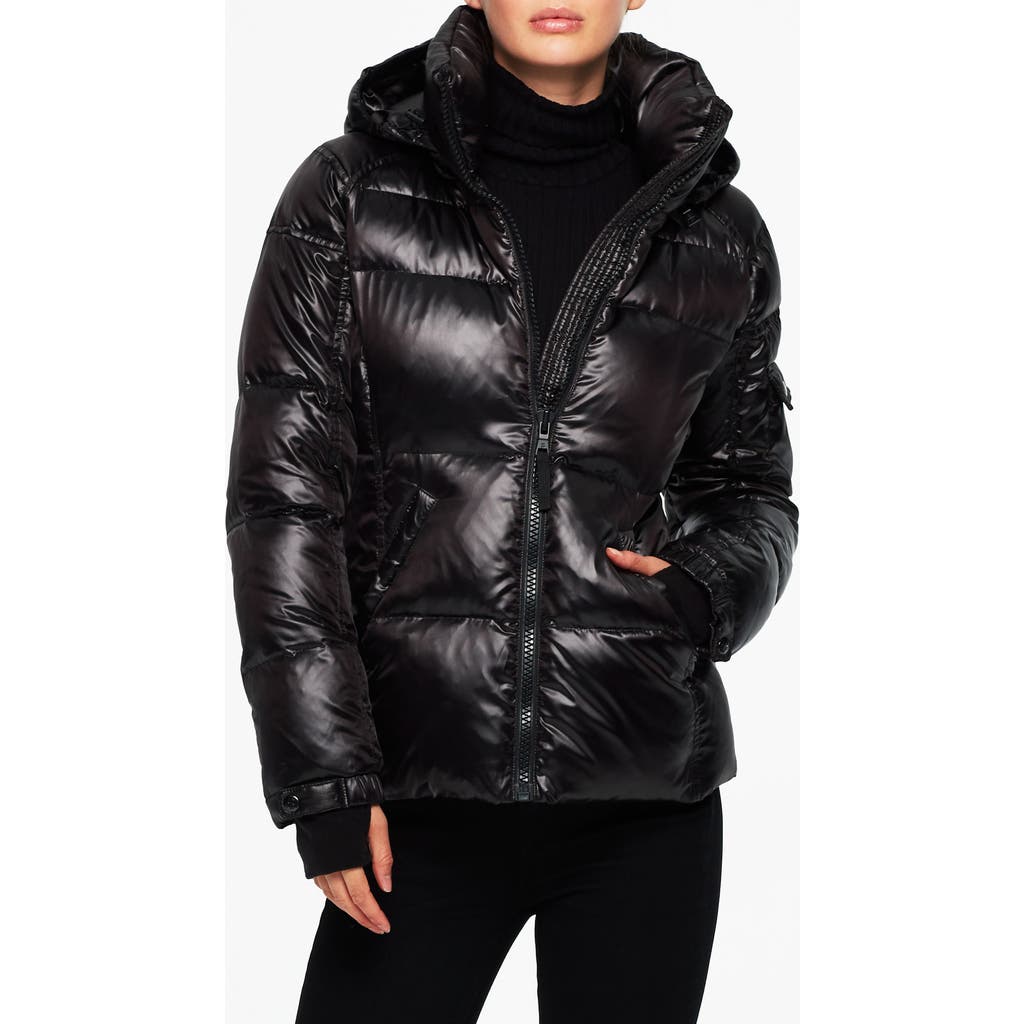 S13 Kylie Puffer Jacket In Jet