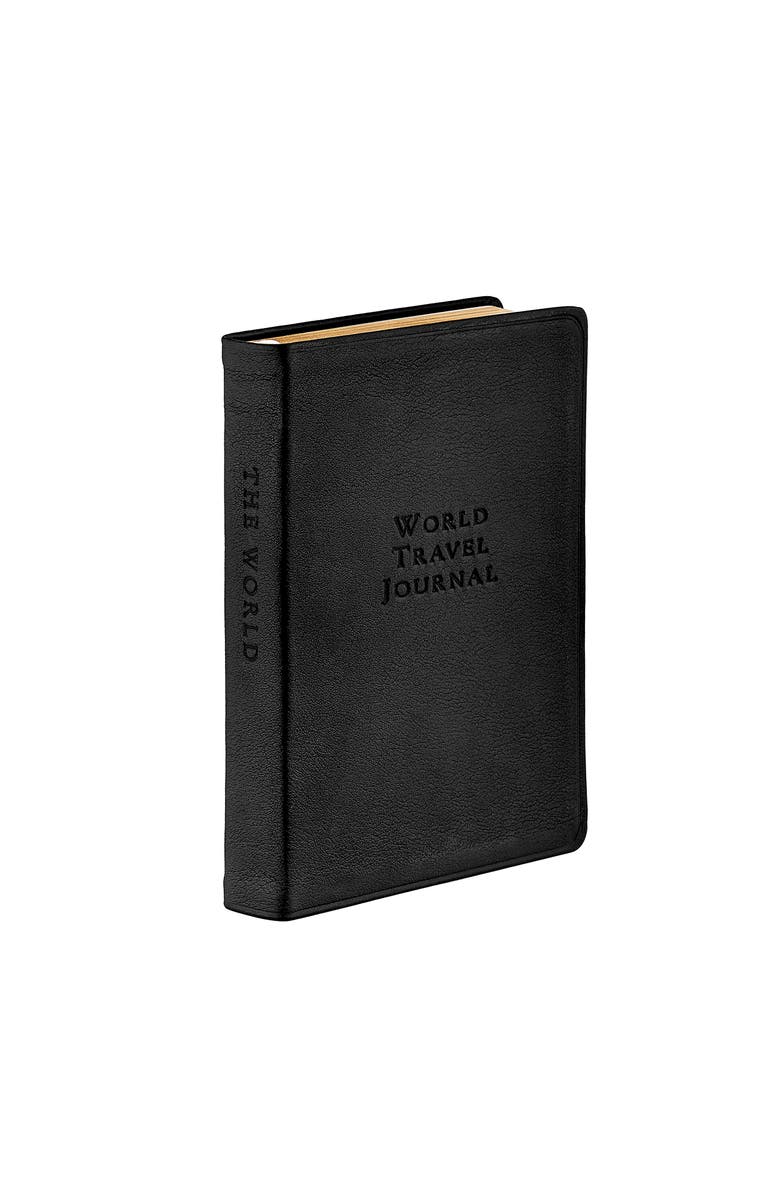 Graphic Image World Travel Journal, Alternate, color, Black