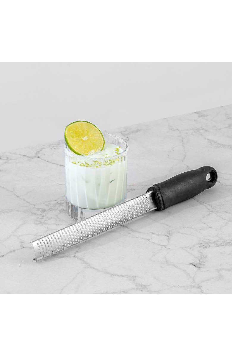 A Bar Above Stainless Steel Lemon Zester, Alternate, color, Stainless Steel