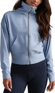 Rhone Atmosphere Crop Zip Sweatshirt