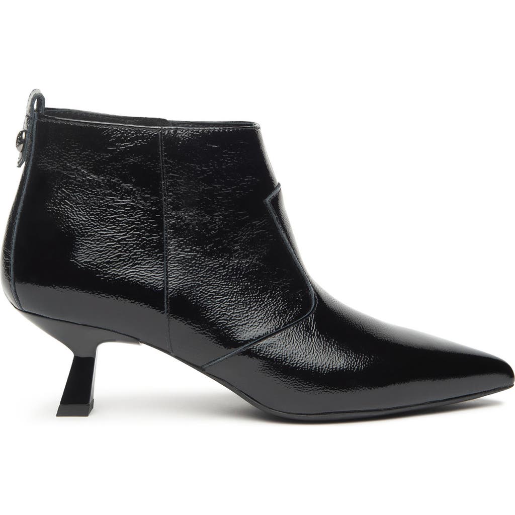 Nerogiardini Mid Heel Ankle Bootie In Black