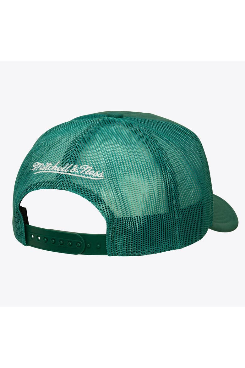 Men's Mitchell & Ness Teal Anaheim Ducks Head Coach Trucker Adjustable Hat, Alternate, color, Teal