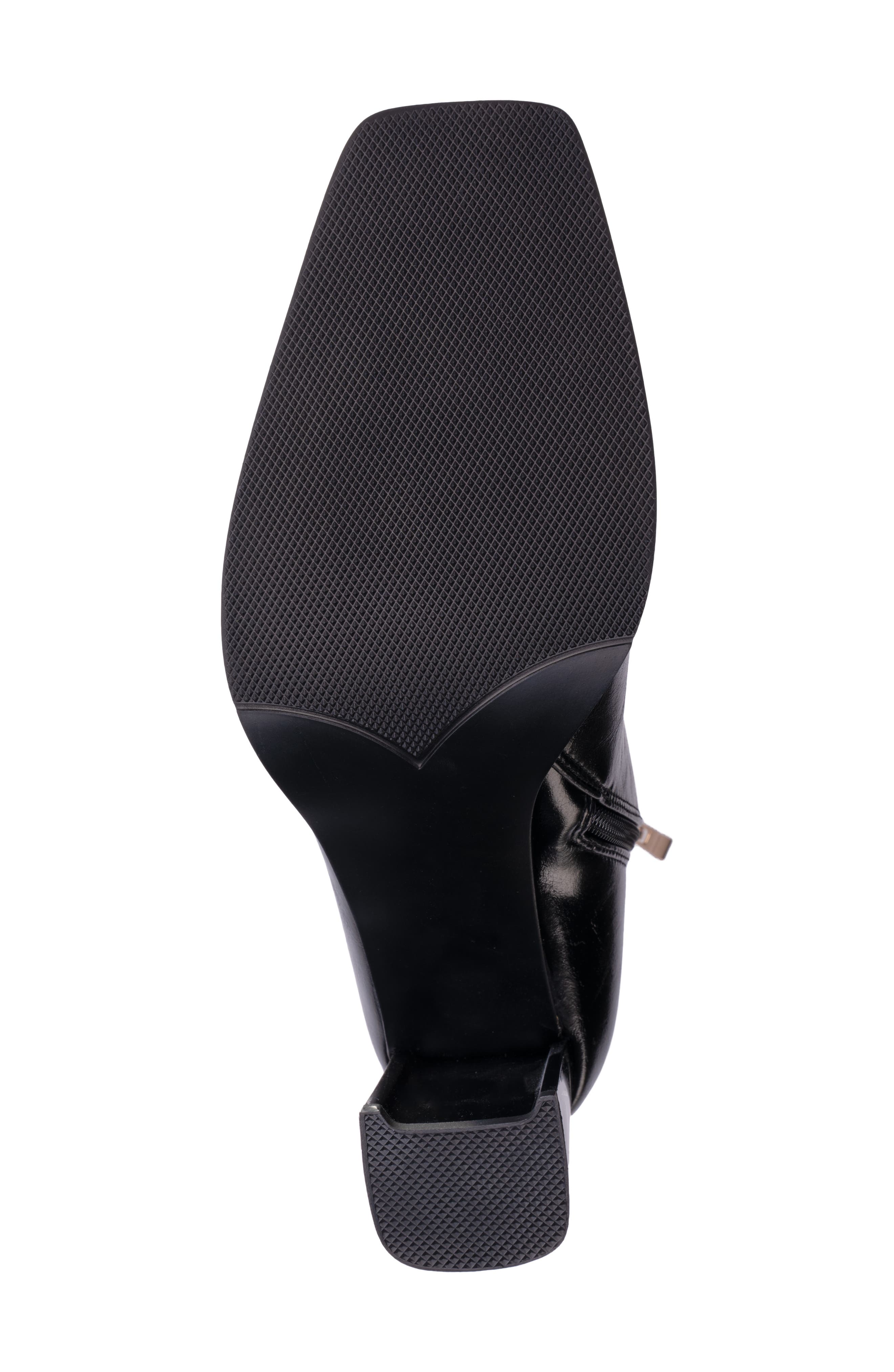 NINETY UNION Tempo Tipped Block Heel Bootie, Alternate, color, Black