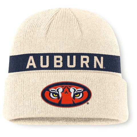Men's Nike Natural Auburn Tigers Peak Primetime Utility Cuffed Knit Hat