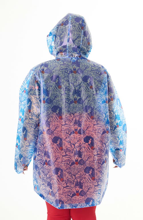 UNIQUE VINTAGE UNIQUE VINTAGE PLUS SIZE PRINTED RAINCOAT