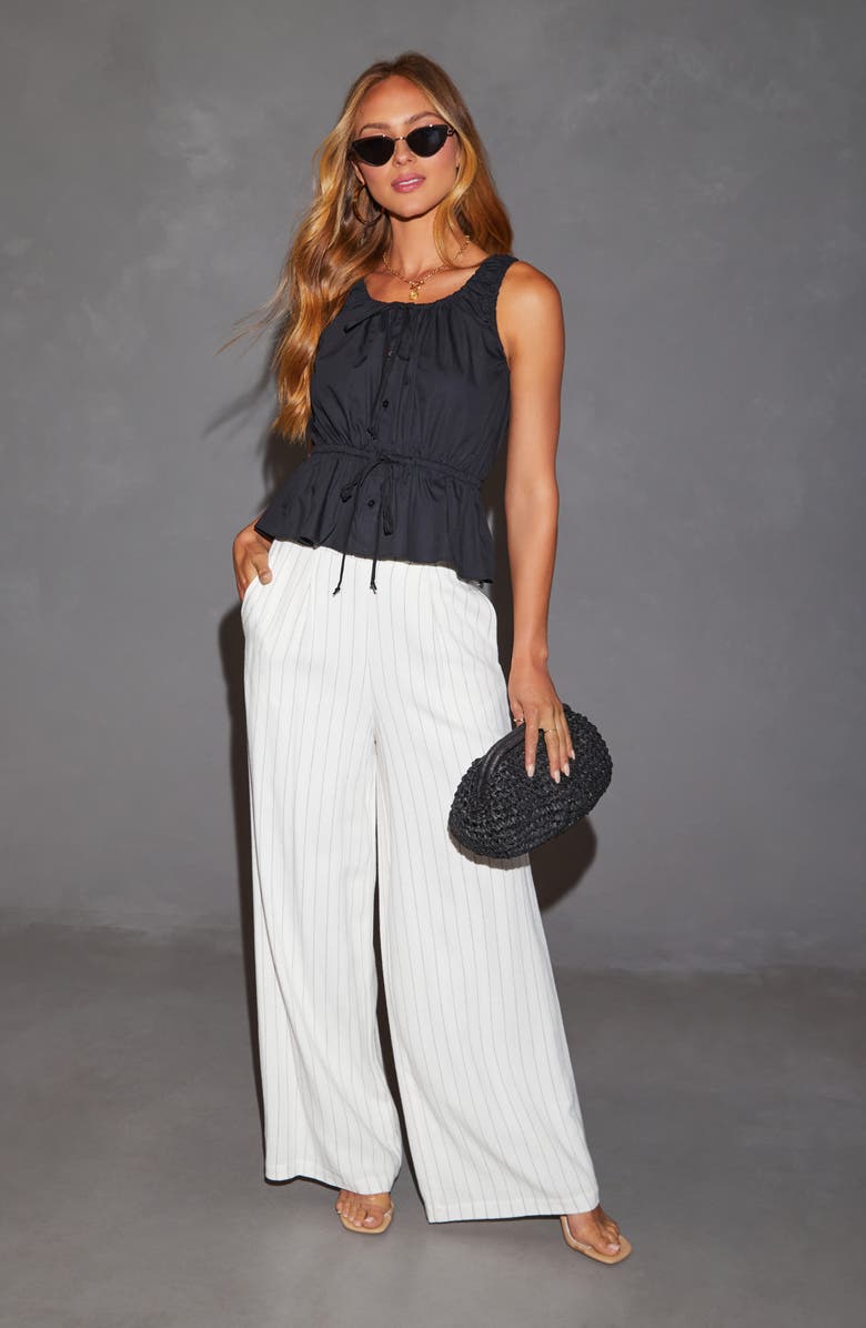 VICI Collection Deanna Sleeveless Peplum Top, Alternate, color, 