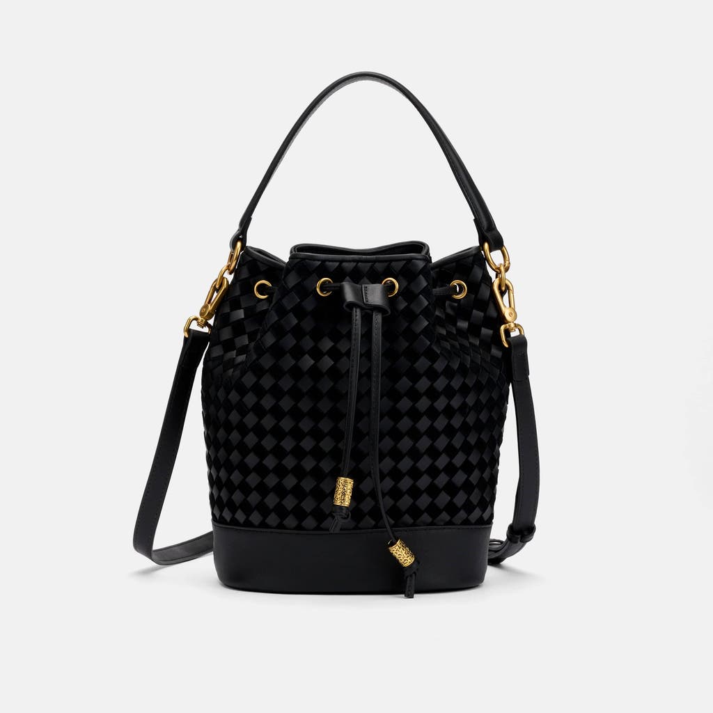 Marc Nolan Nora Leather Bucket Bag In Black