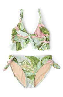 Shade Critters Kids' Cabana Palms Two-Piece Swimsuit