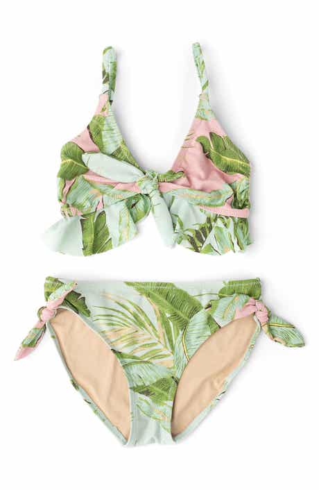Shade Critters Kids' Cabana Palms Two-Piece Swimsuit