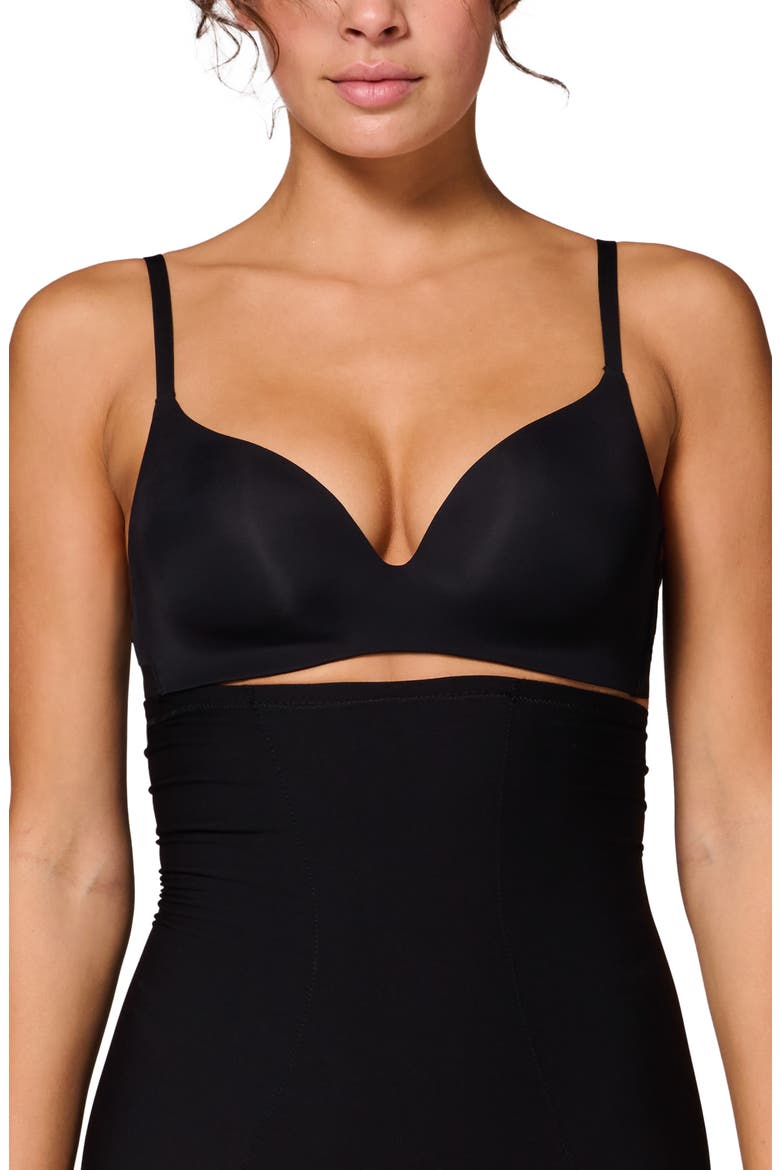 Story High Waist Shaping Briefs, Alternate, color, BLACK