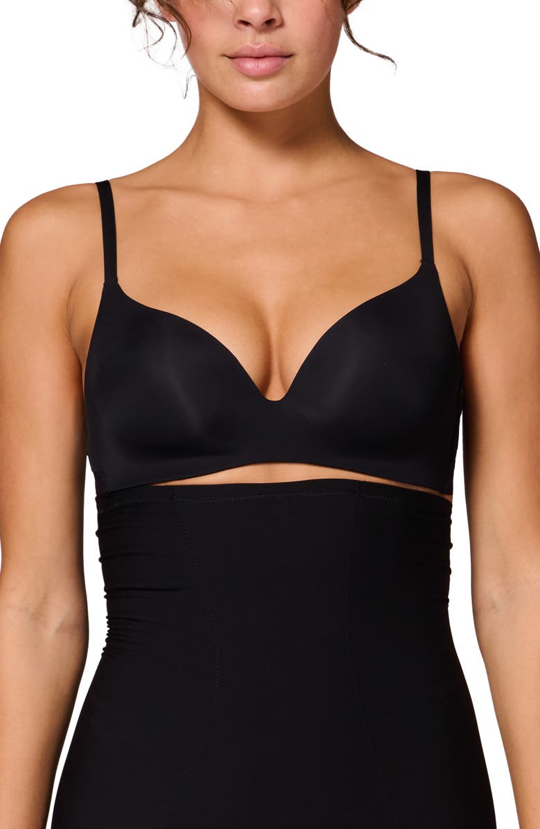 Simone Perele Story High Waist Shaping Briefs, Alternate, color, Black