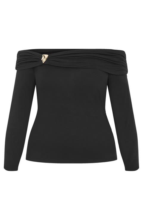 Buckle Off the Shoulder Top